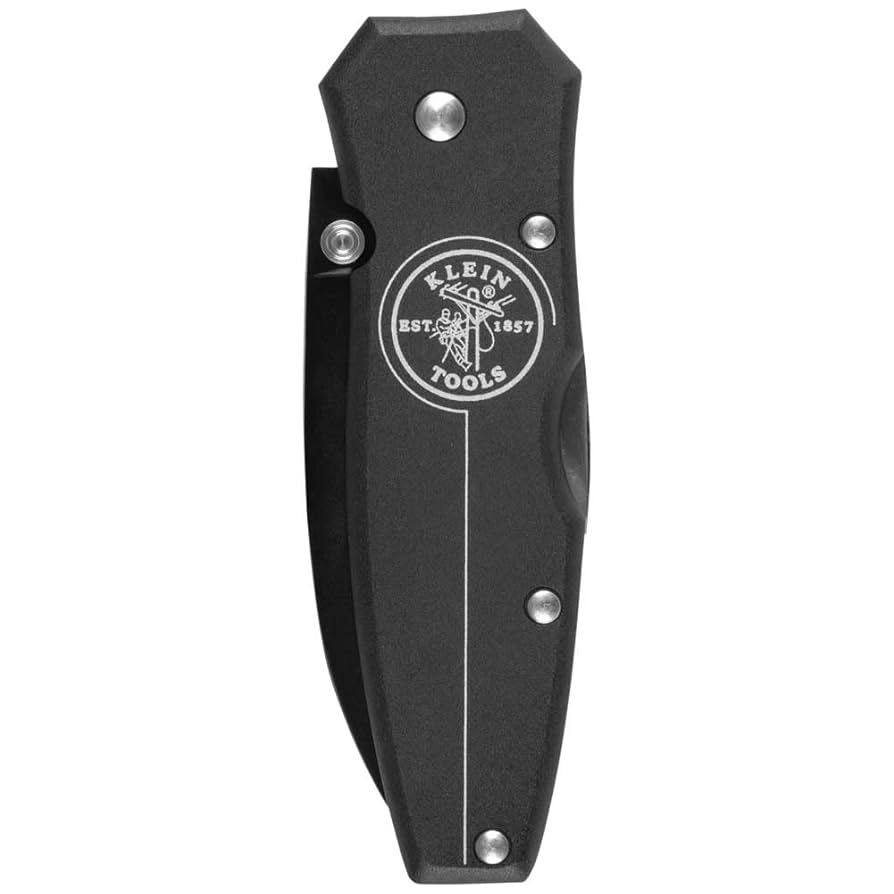 KLEIN TOOLS - Klein tools 44001 折りたたみナイフ フォールディングナイフ Klein Tools 44001-BLK Lightweight Lockback Knife with 2-1/2